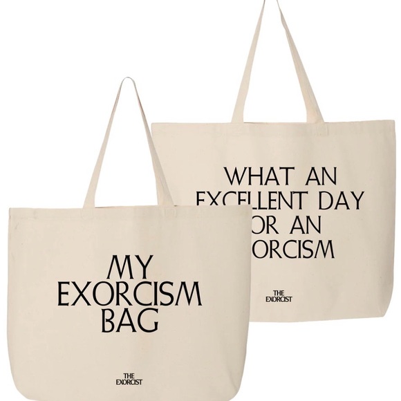 Retrokid Handbags - The Exorcist Cream Tote Bag